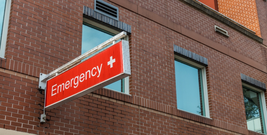 emergency department sign